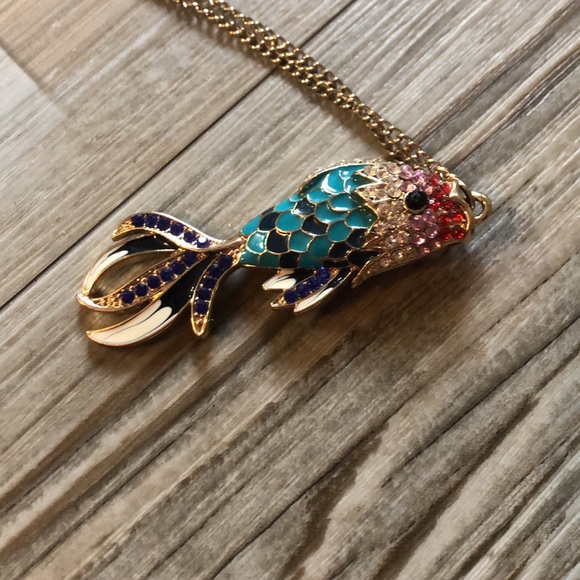 Multi-Color Fish Necklace - Picture 2 of 11
